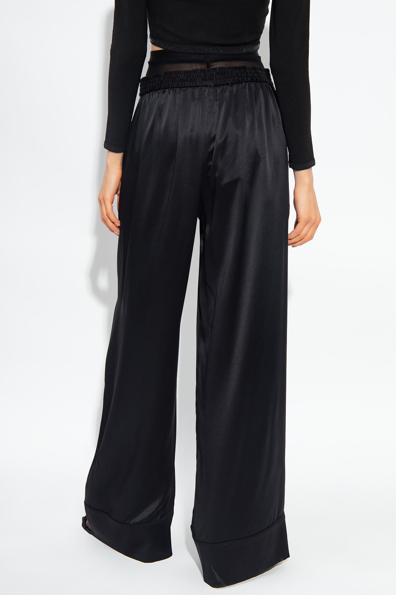 【正規品】美品 ALEXANDER WANG smoke print pants Black Chino Articulated Pant in BLACK | alexanderwang®